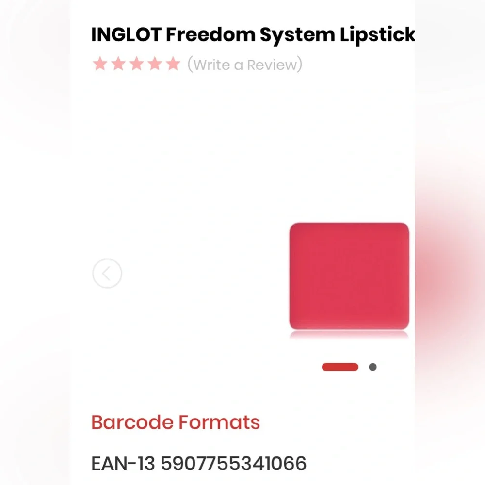 Inglot Freedom System Square Lipstick Matte #506